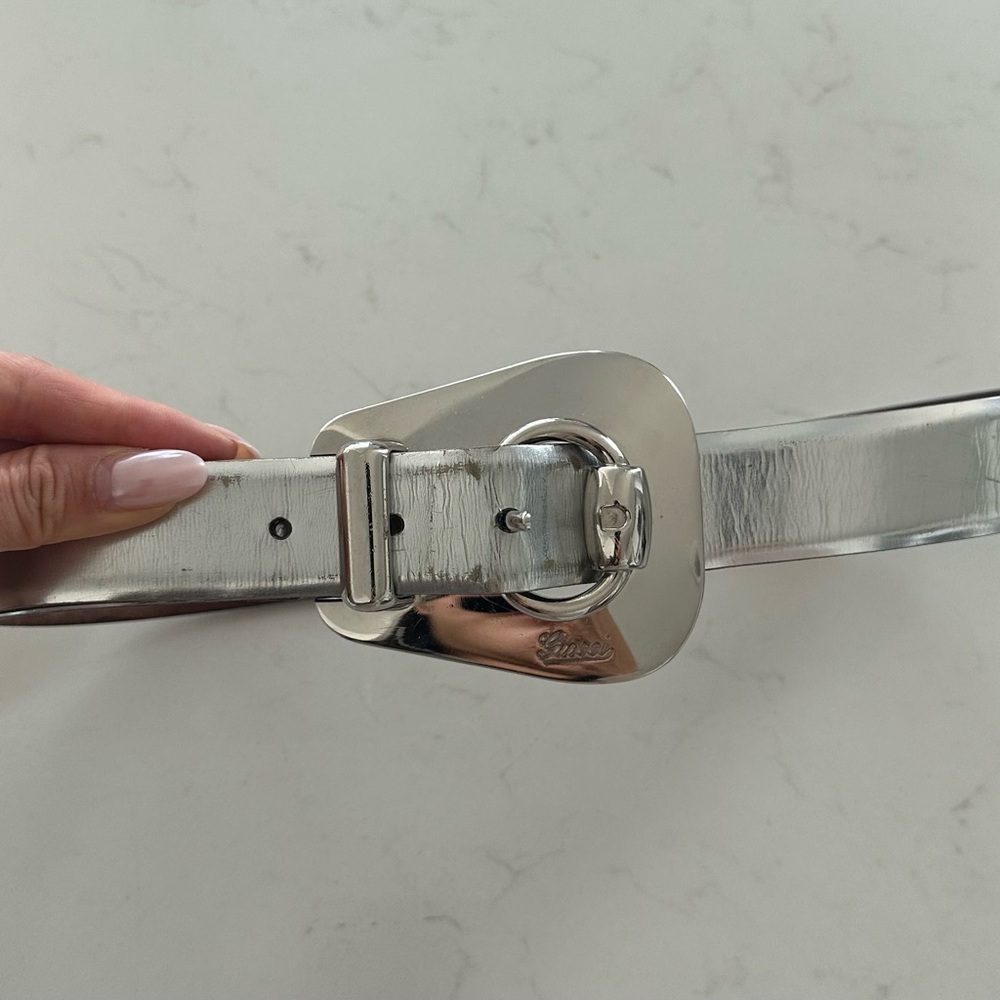 Gucci Silver Women's Belt size 70